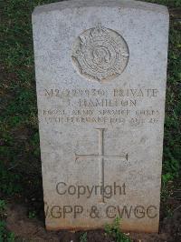 Dar Es Salaam War Cemetery - Hamilton, John
